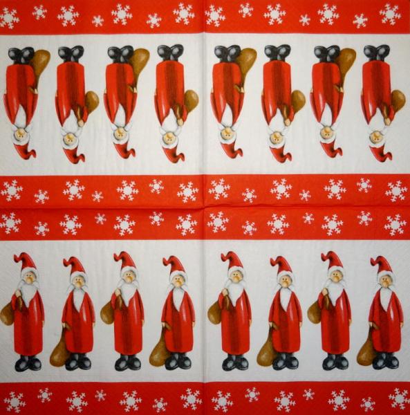 NW-183 Weihnachtsmann - 3-lagig (weiß) - Paper Design